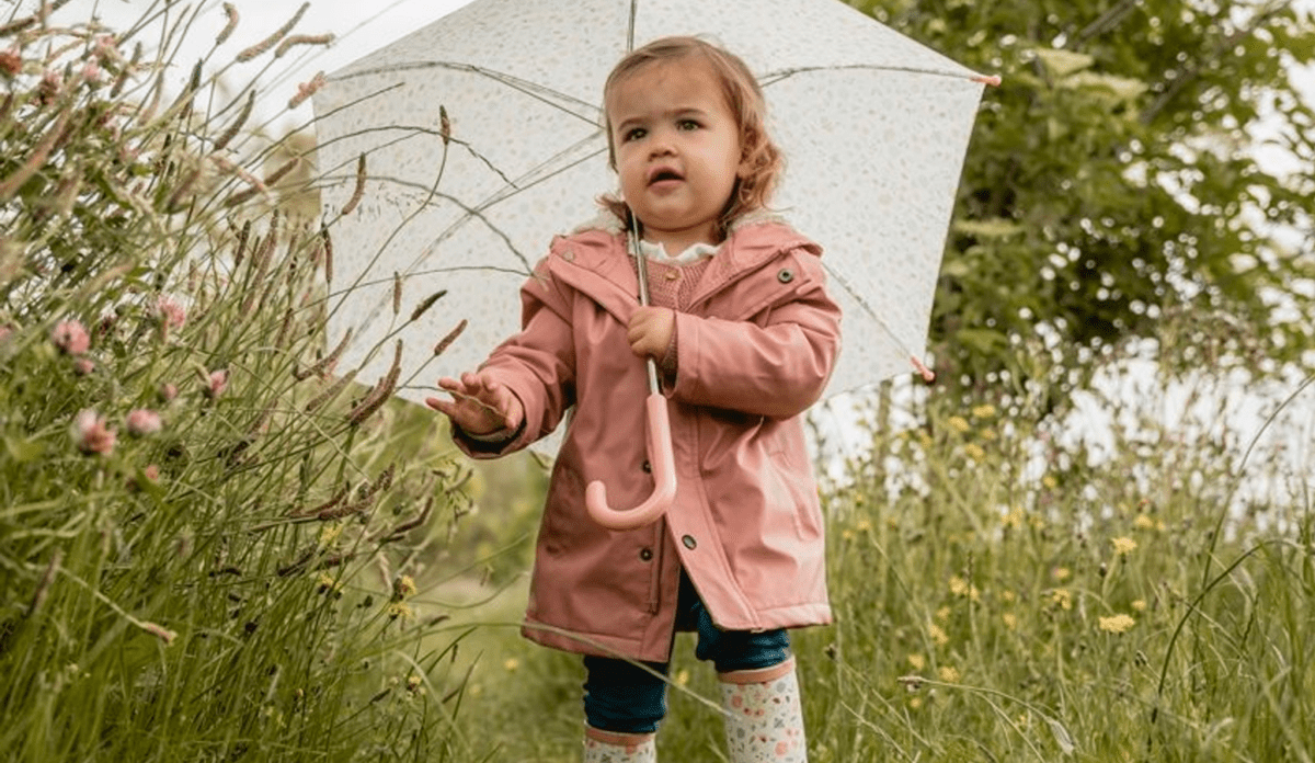 Kleurrijk droog blijven met  met trendy paraplu's voor kids - Babywinkel