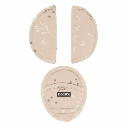 Dooky Belt Protector Universal Pads Leaves Beige