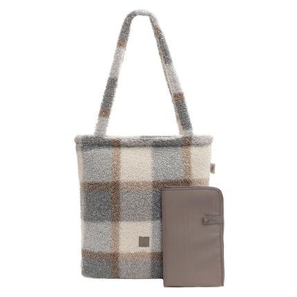 Torba na pieluchy Jollein Check Boucle Shopper