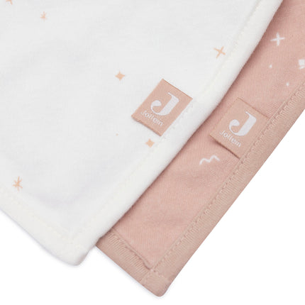 Jollein Bib Bandana Twinkling Wild Rose 2szt.