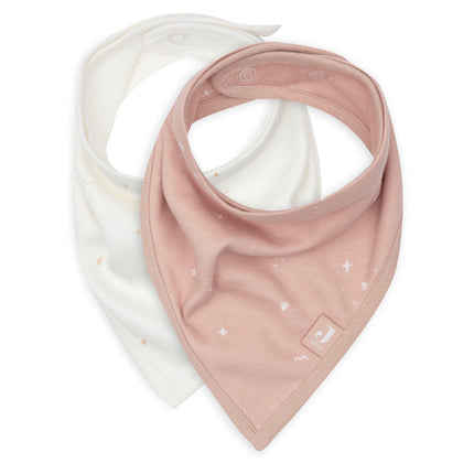 Jollein Bib Bandana Twinkling Wild Rose 2szt.