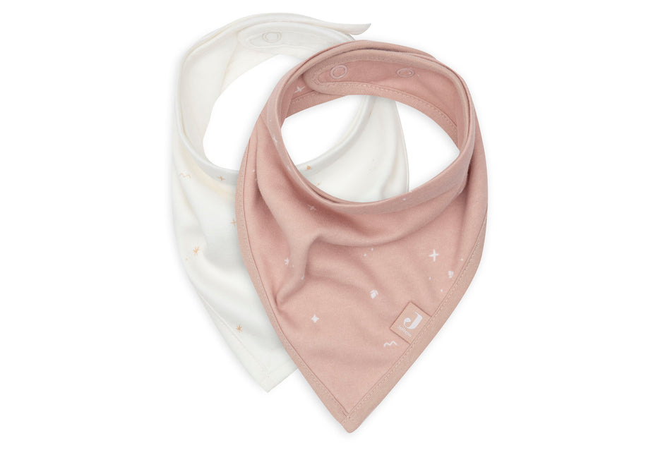 Jollein Bib Bandana Twinkling Wild Rose 2szt.