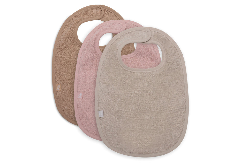 Jollein Bib Wild Rose/Nougat/Biscuit 3szt.