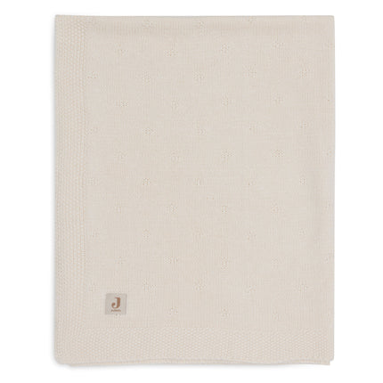 Jollein Kocyk do kołyski Cosy Knit Ivory 75 X 100 cm