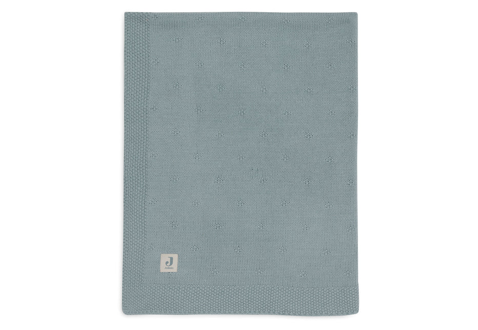 Jollein Kocyk do kołyski Cosy Knit Sea Green 75 X 100 cm