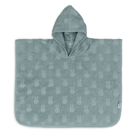 Jollein Bathponcho Miffy Jacquard Sea Green