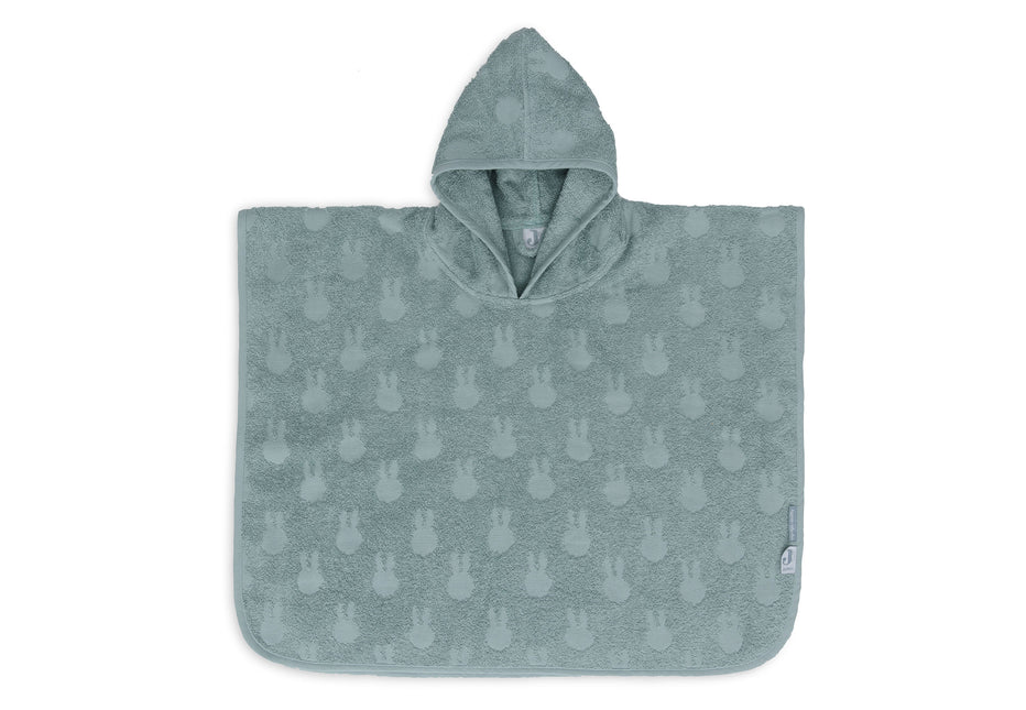 Jollein Bathponcho Miffy Jacquard Sea Green