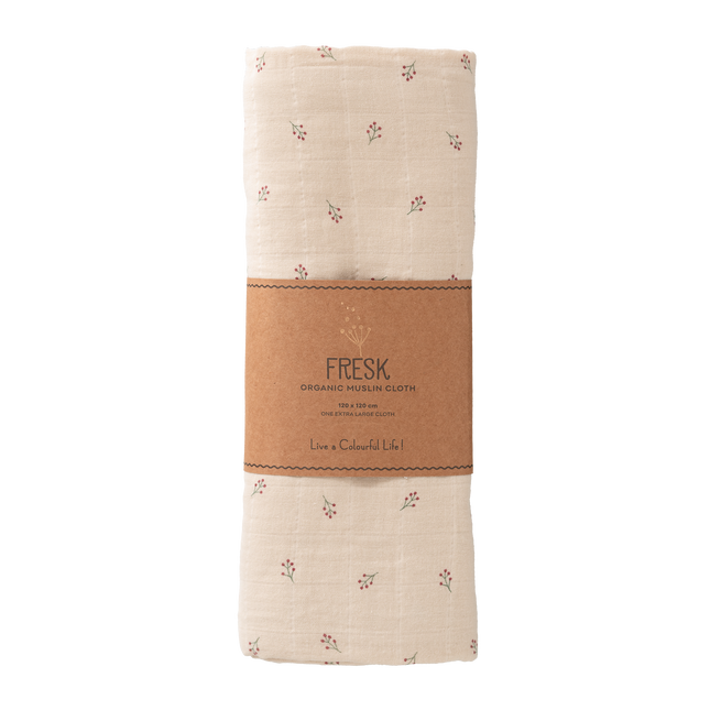 Fresk Swaddle 120x120 cm Berries