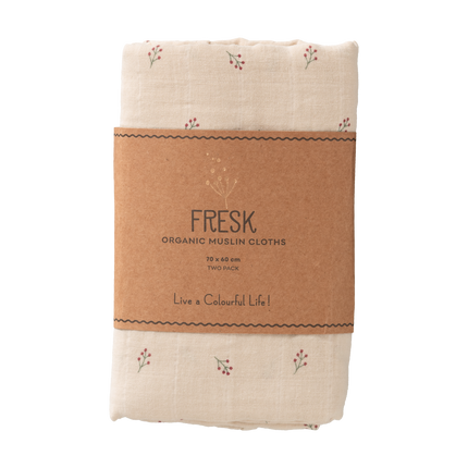 Fresk Swaddle zestaw 2 szt. 70x60 cm Jagody