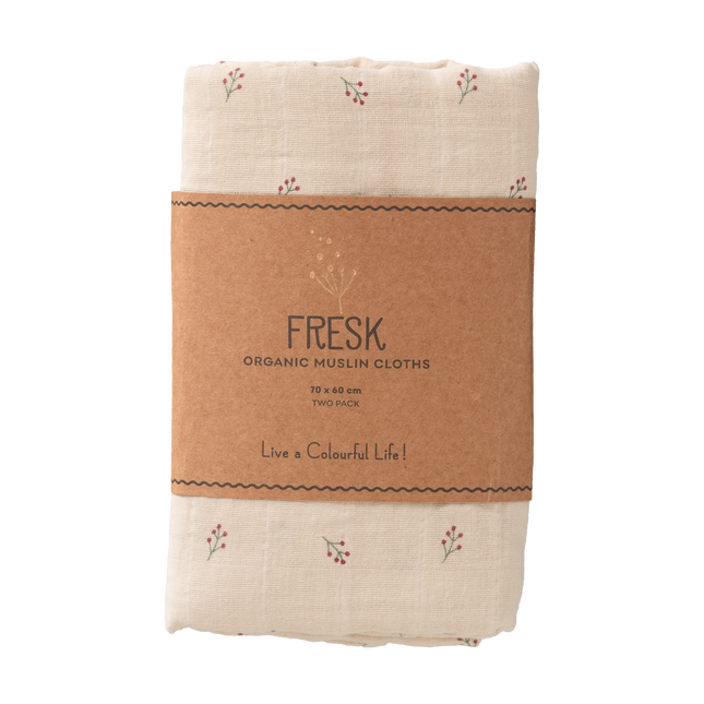 Fresk Swaddle zestaw 2 szt. 70x60 cm Jagody