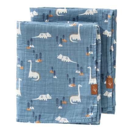 Fresk Swaddle zestaw 2 szt. 70x60 cm Dino