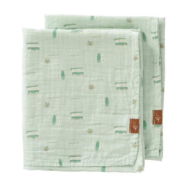 Fresk Swaddle zestaw 2 szt. 70x60 cm Surf Boy