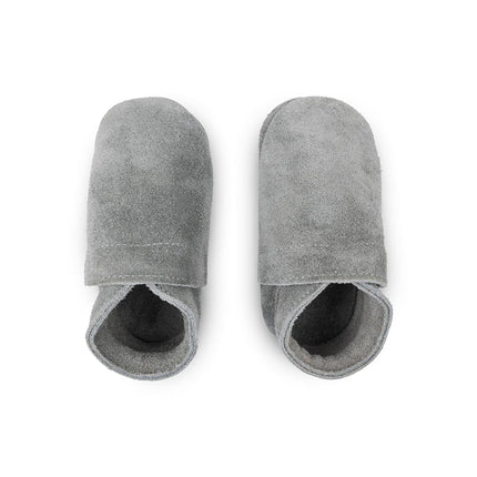 Baby Dutch Babyshoes Uni szary zamsz