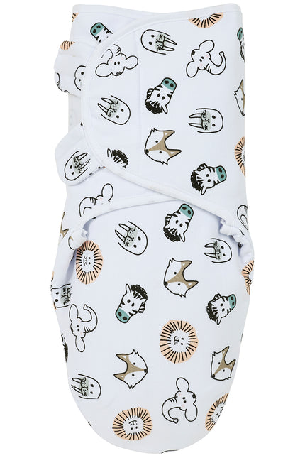 Meyco Swaddle Cloth Animal Multicolour 0-3 miesięcy