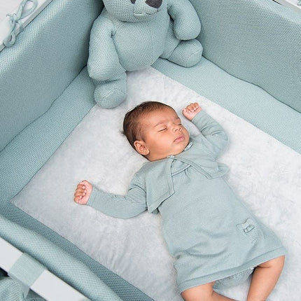 Baby's Only Boxkleed Classic Stonegreen 80x100cm - Baby's Only - Babywinkel - 8719075020494