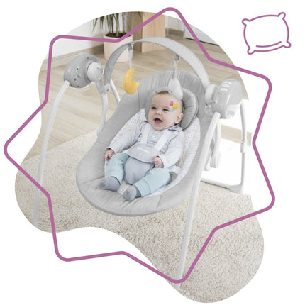 Badabulle Schommel Comfort Candy Zonder Adapter - Badabulle - Babywinkel - 3661276160552