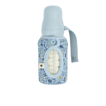 BIBS Babyfles Hoes Liberty Small Chamomile Lawn Baby Blue - BIBS - Babywinkel - 5713795247219