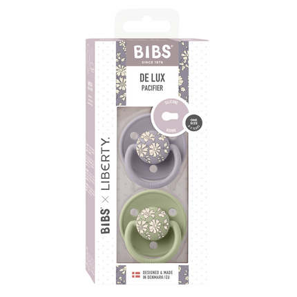 BIBS Teat Liberty De Lux Sage 2szt.