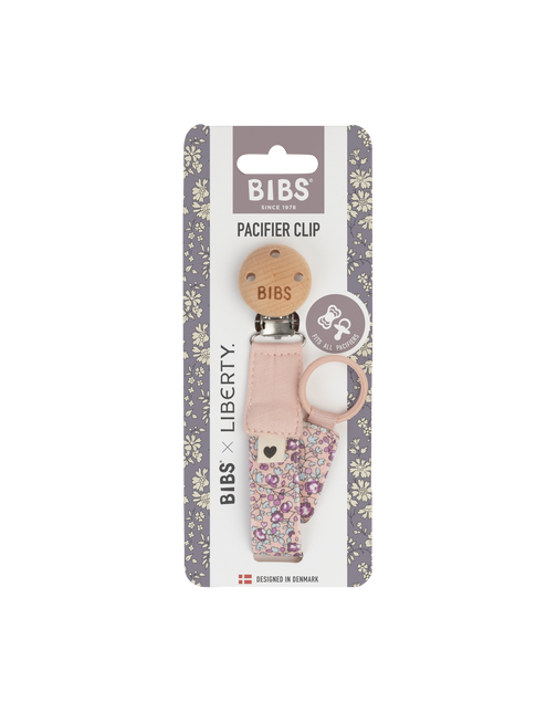 BIBS Sznurek do smoczka Eloise Blush