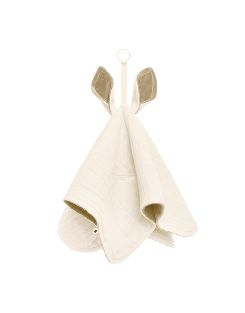 BIBS Hydrofielen Doek Kangaroo Ivory/Vanilla 40x40cm - BIBS - Babywinkel - 5713795231256