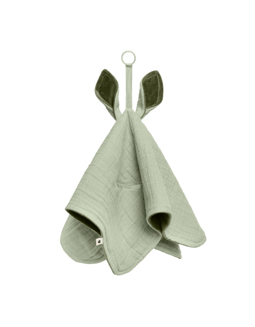 BIBS Hydrofielen Doek Kangaroo Sage/Hunter Green 40x40cm - BIBS - Babywinkel - 5713795231294