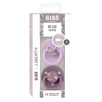 BIBS Speen Liberty De Lux Mauve 2St - BIBS - Babywinkel - 5713795243211