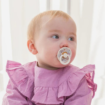 BIBS Speen Maat 1 Liberty Chamomile Lawn/Violet Sky 2St - BIBS - Babywinkel - 5713795243105