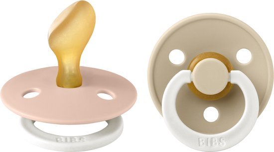 BIBS Speen Maat 2 Anatomical Blush Glow/Vanilla Glow - BIBS - Babywinkel - 5713795249138