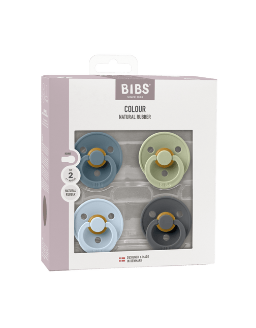 BIBS Speen Maat 2 Colour Petrol/Sage/Baby Blue/Iron 4St - BIBS - Babywinkel - 5713795267880