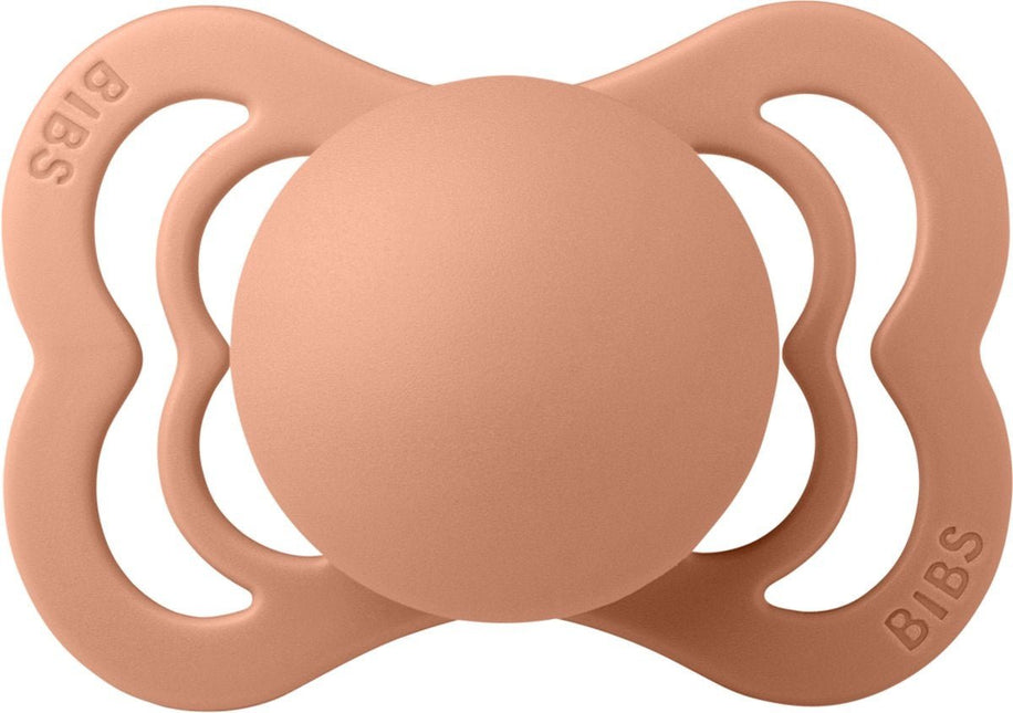 BIBS Speen Maat 2 Peach Supreme Silicone - BIBS - Babywinkel - 5713795219094