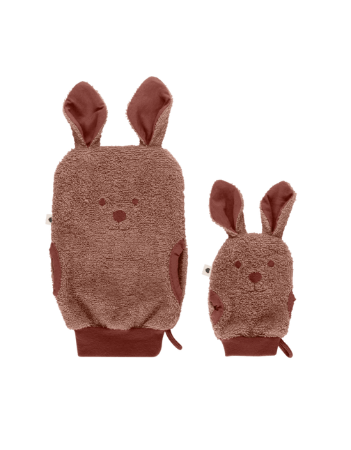 BIBS Washand Set Kangaroo 2 - delig Woodchuck - BIBS - Babywinkel - 5713795242269