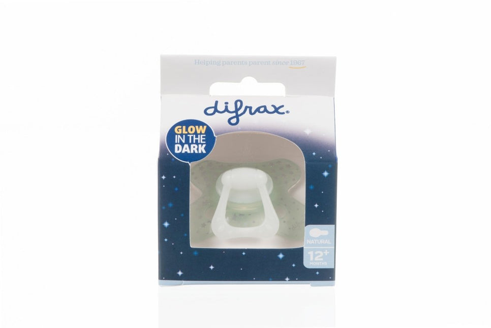 Difrax Speen 12+ Natural Nacht Glow In The Dark - Difrax - Babywinkel - 8711736055869