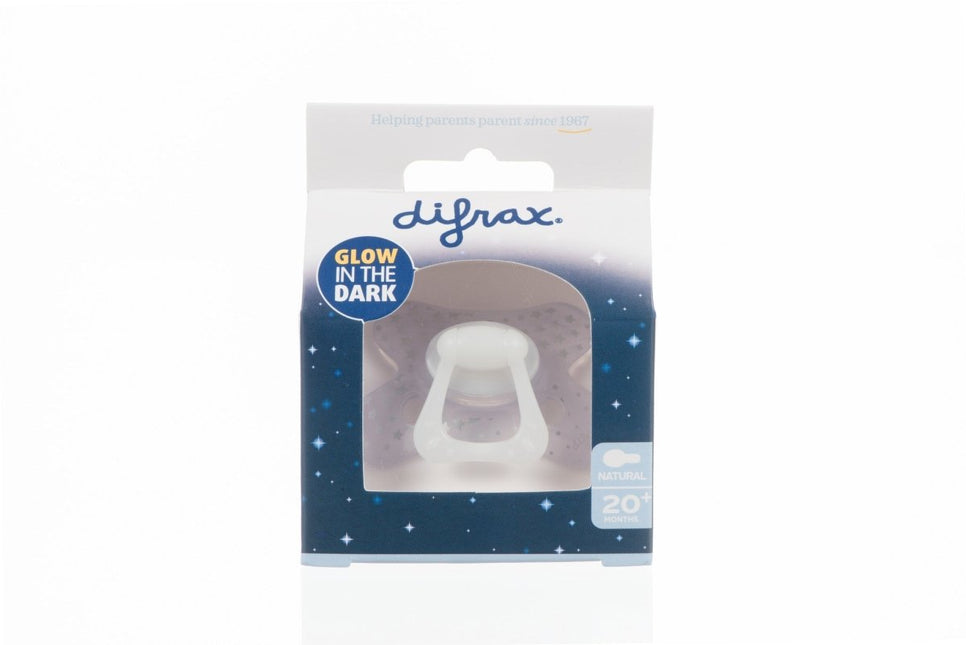 Difrax Speen 20+ Natural Nacht Glow In The Dark - Difrax - Babywinkel - 8711736562589