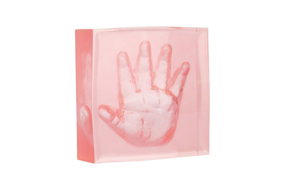 Dooky Fotolijst Crystal Memories 2D Hand Voet Afdruk 10X10Cm - Dooky - Babywinkel - 5038278013526