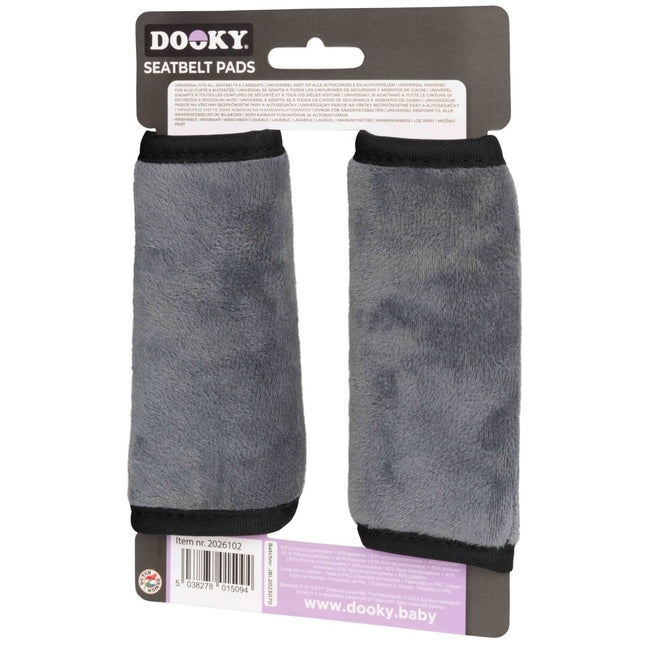 Dooky Gordelbeschermer Grey Melange 2St - Dooky - Babywinkel - 5038278015094