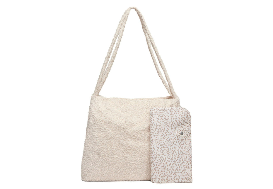 Torba na pieluchy Jollein Shopper Boucle Naturalna