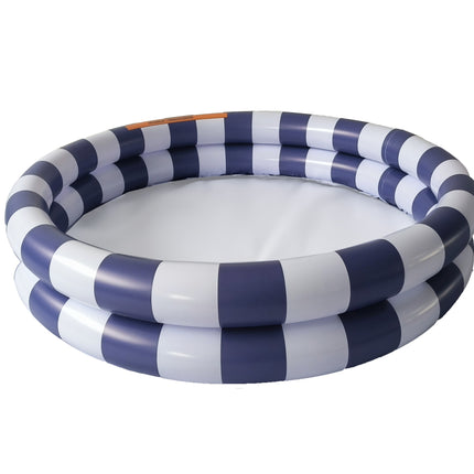 Swim Essentials Swimming Pool Blue White Stripes 100 Dia