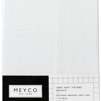 Meyco Cradle Sheet White