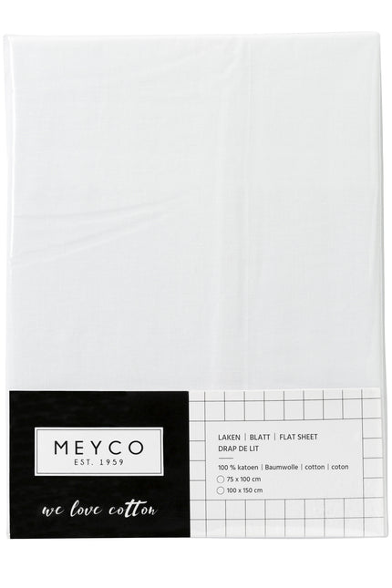 Meyco Cradle Sheet White