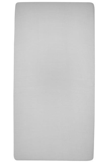 Meyco Prześcieradło Jersey Box Materac 75X95cm Jasnoszary