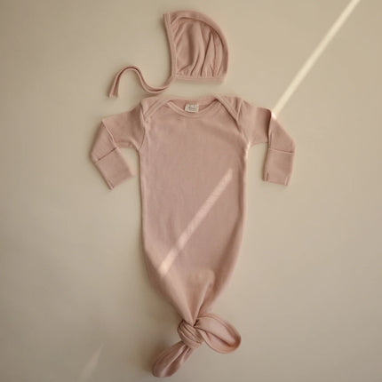 Śpiworek do spania Mushie Baby Blush Newborn