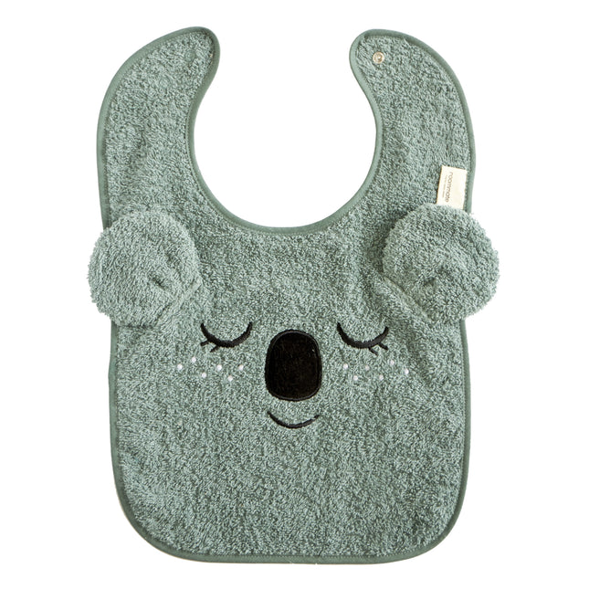 Roommate Bib Koala Sea Grey