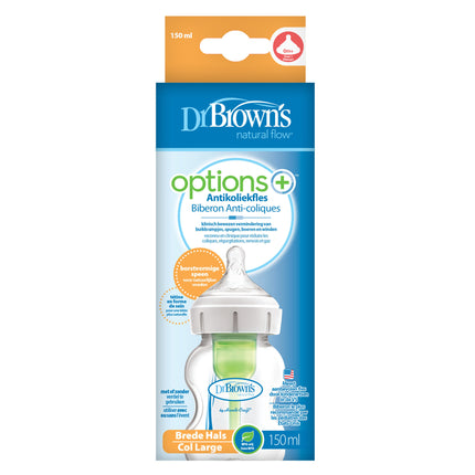 Dr. Brown's Options + butelka z szeroką szyjką 150 ml