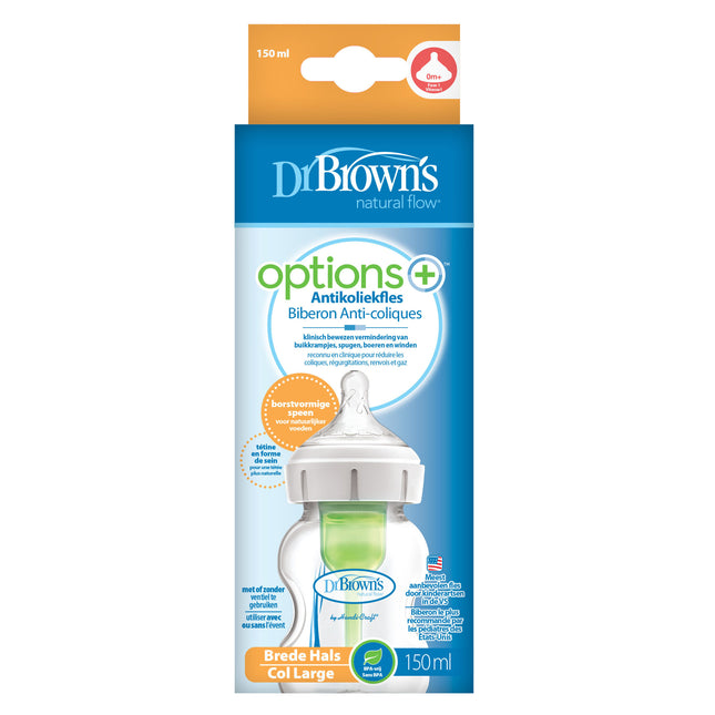 Dr. Brown's Options + butelka z szeroką szyjką 150 ml