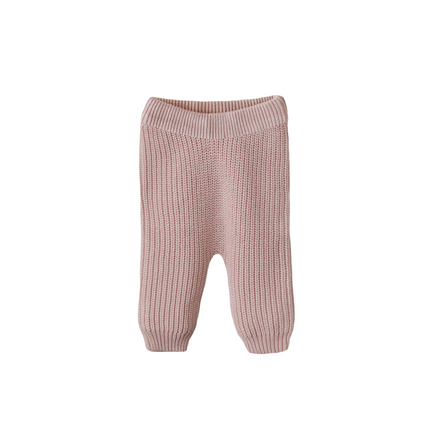 Spodnie dziecięce Mushie Chunky Knit Blush