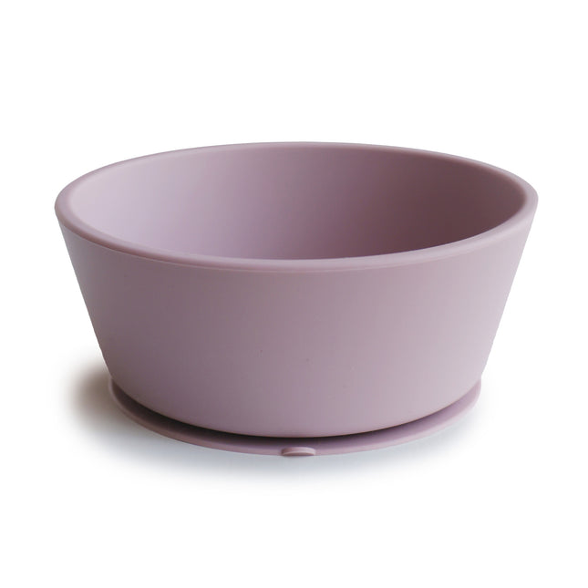 Miska dla niemowląt Mushie Silicone Soft Lilac