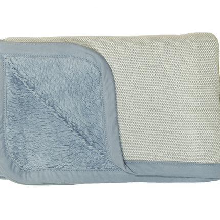 Snoozebaby Cradle Blanket T.O.G 2.0 Fresh Blue 100x75cm