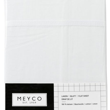 Meyco Cradle Sheet Piping White