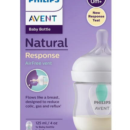 Butelka dla niemowląt Philips Avent Airfree 125 ml