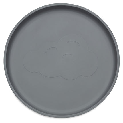 Jollein Baby Plate Silicone Storm Grey